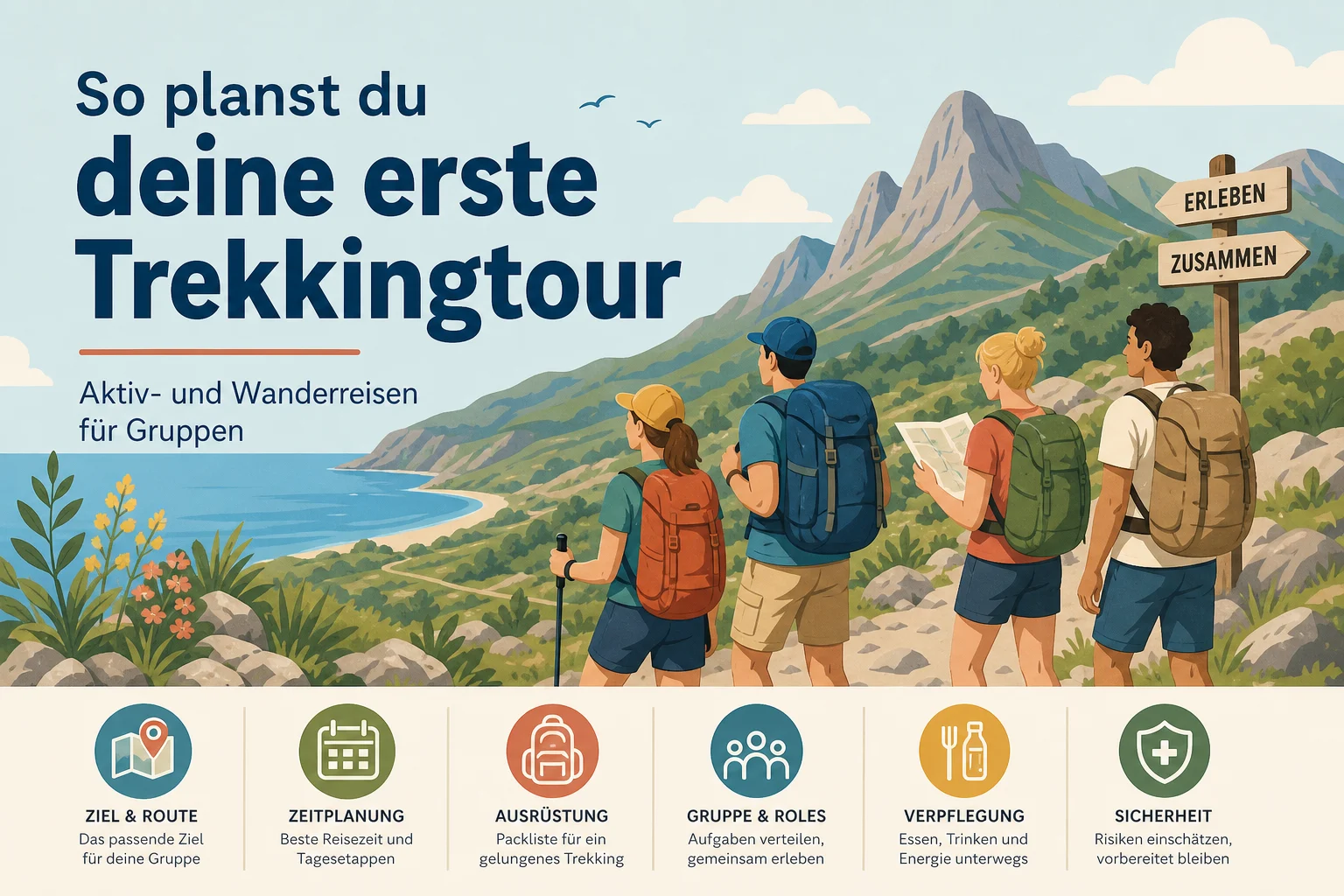 So planst du deine erste Trekkingtour