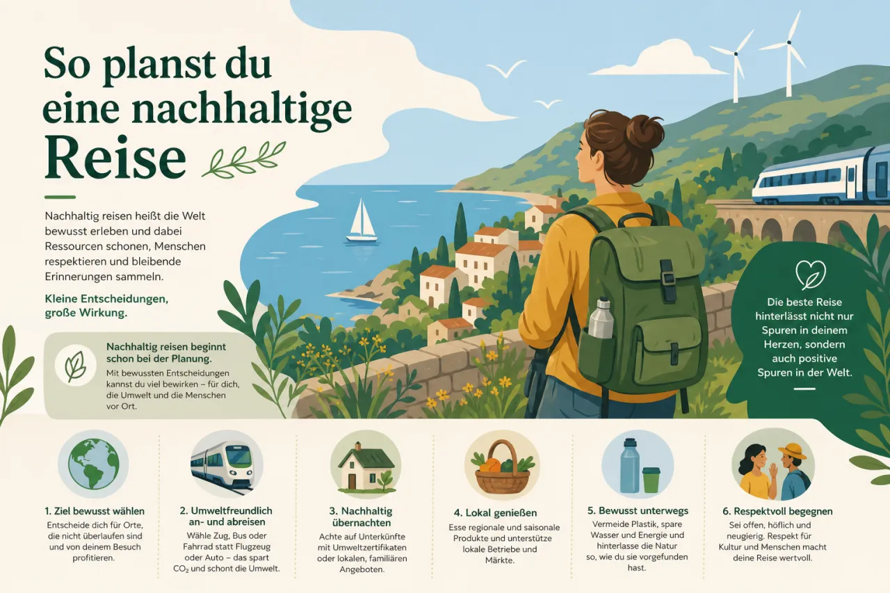 So planst du eine nachhaltige Reise