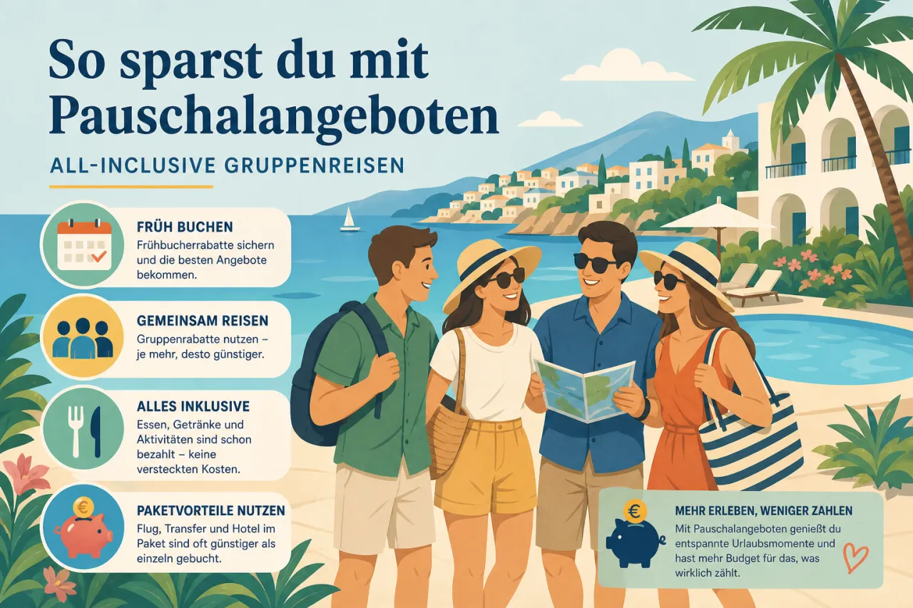 So sparst du mit Pauschalangeboten