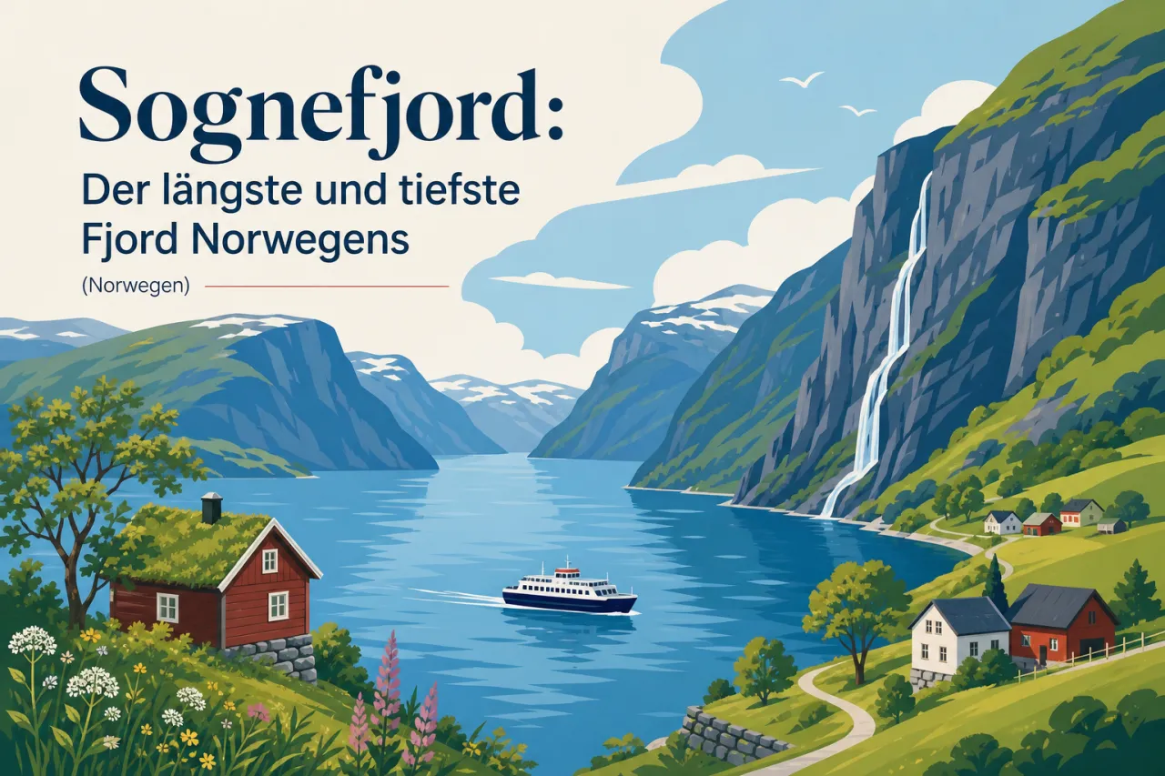 Sognefjord: Der längste und tiefste Fjord Norwegens