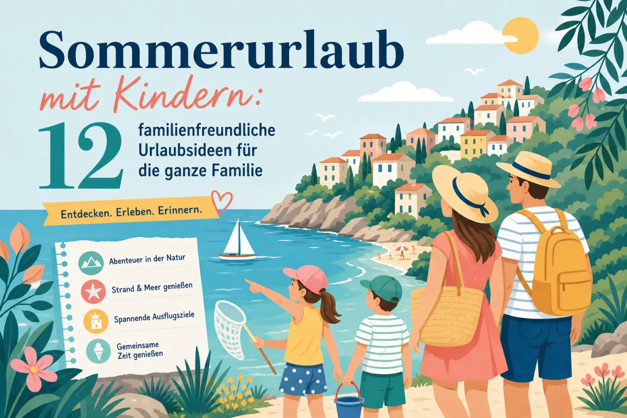 Sommerurlaub mit Kindern: 12 familienfreundliche Urlaubsideen für die ganze Familie