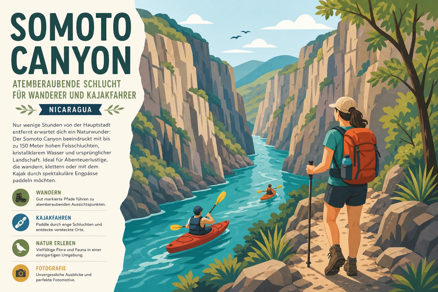 Somoto Canyon: Wanderungen und Kajaktouren in Nicaraguas Schlucht