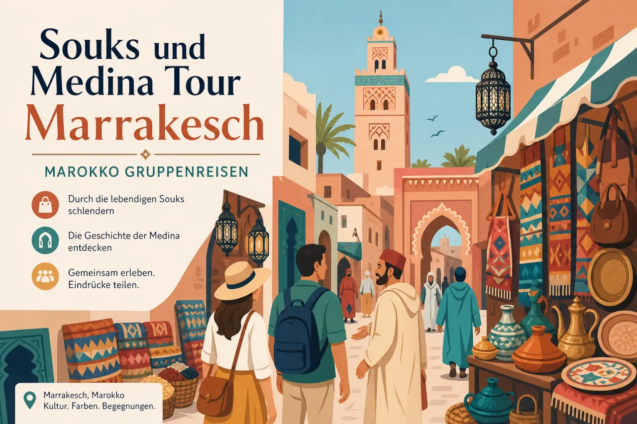 Souks und Medina Tour in Marrakesch