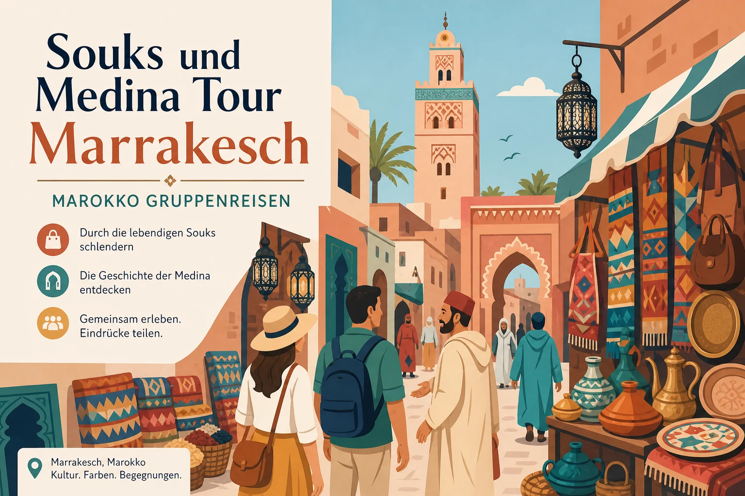 Souks und Medina Tour in Marrakesch