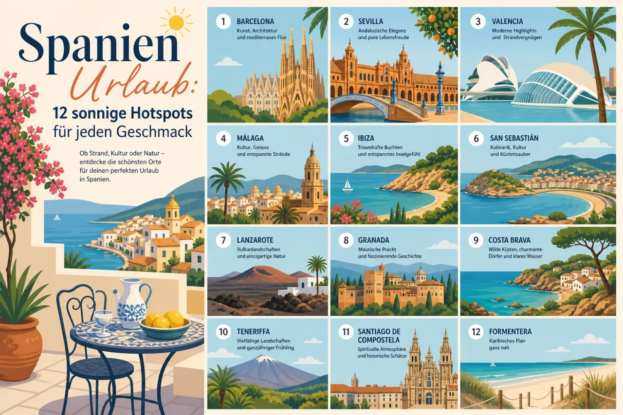 Spanien Urlaub: 12 sonnige Hotspots für jeden Geschmack