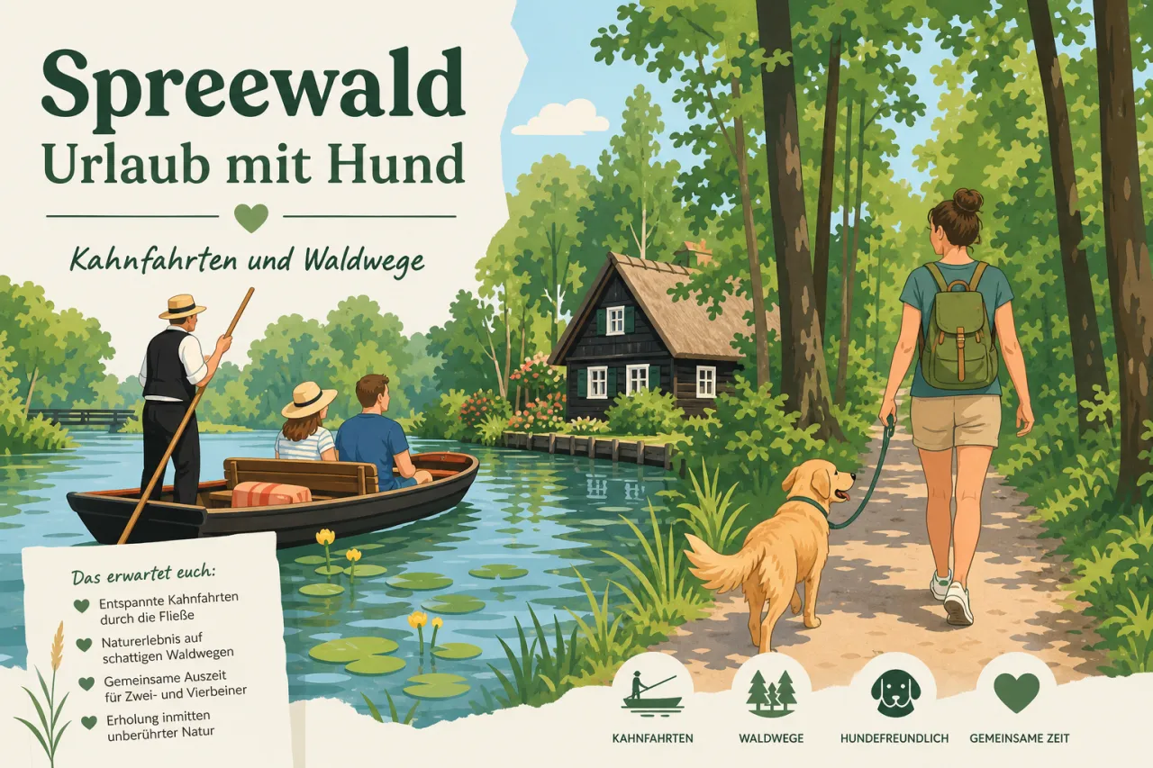 Spreewald Urlaub mit Hund – Kahnfahrten und Waldwege