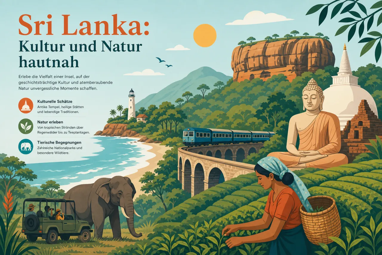 Sri Lanka: Kultur und Natur hautnah