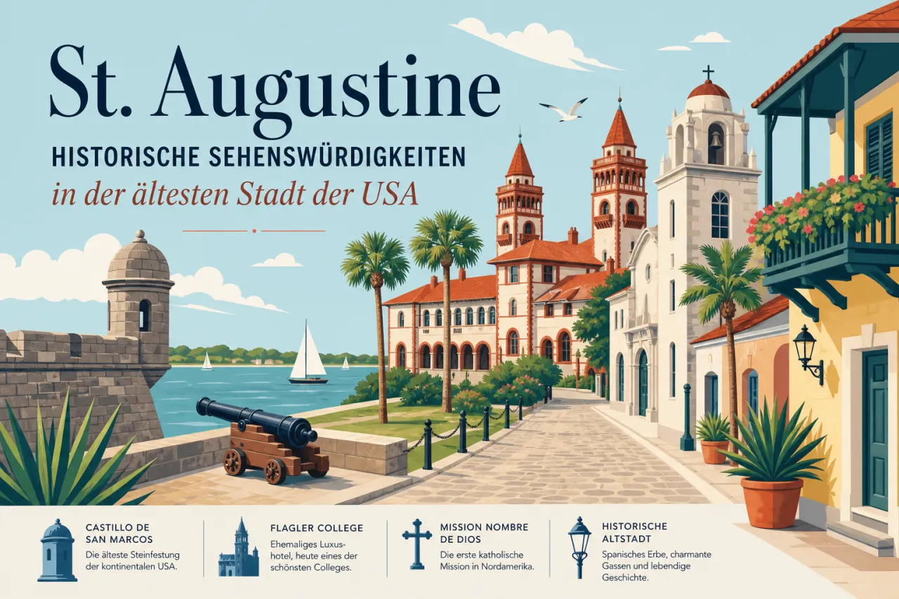 St. Augustine: Historische Sehenswürdigkeiten in der ältesten Stadt der USA