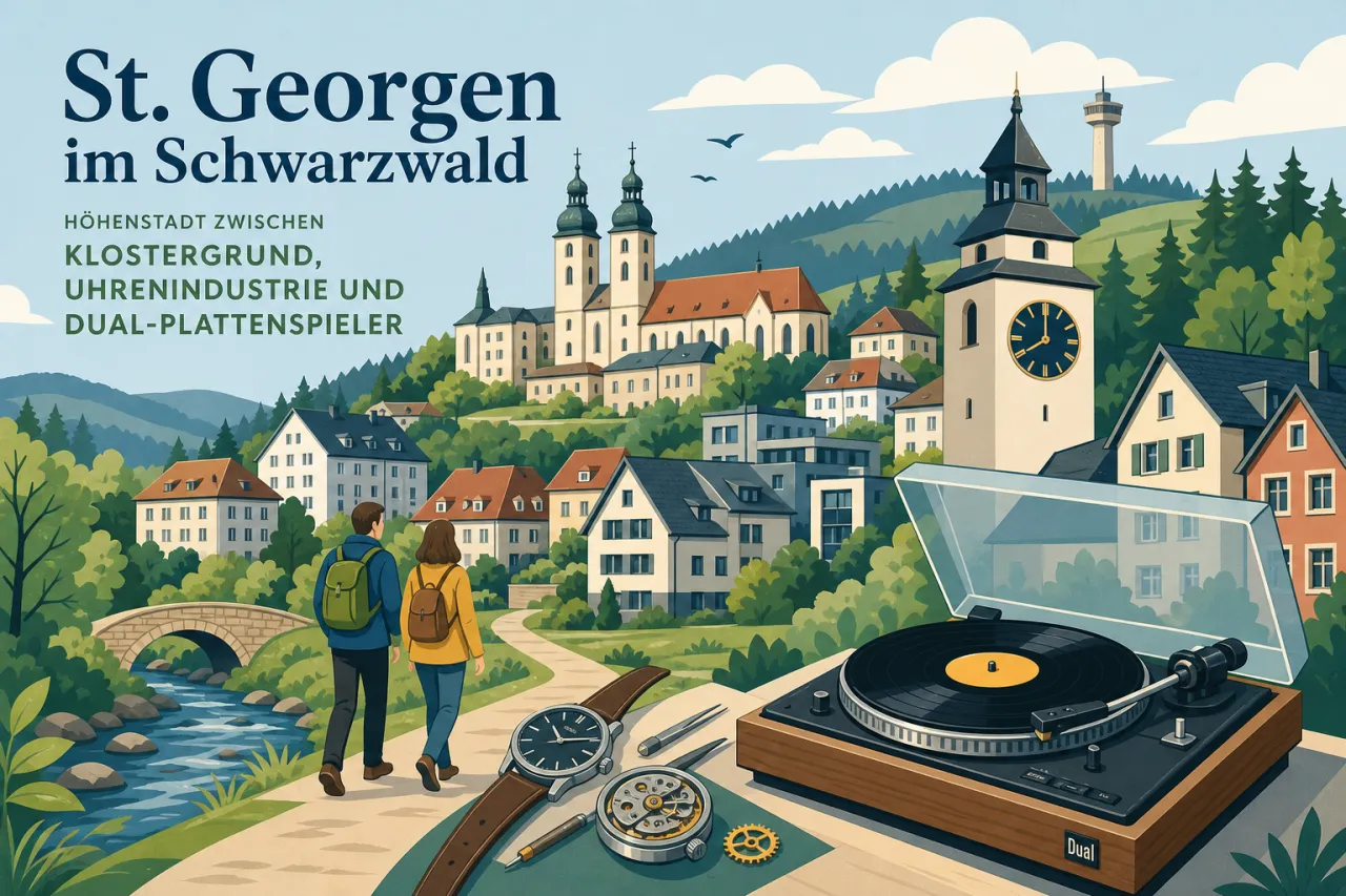 St. Georgen im Schwarzwald: Höhenstadt zwischen Klostergrund, Uhrenindustrie und Dual-Plattenspieler