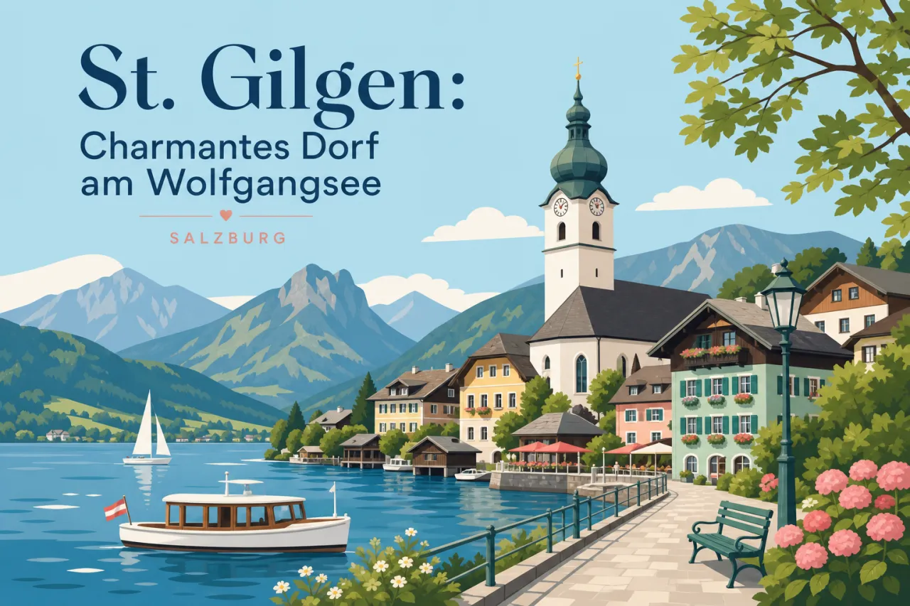 St. Gilgen: Charmantes Dorf am Wolfgangsee