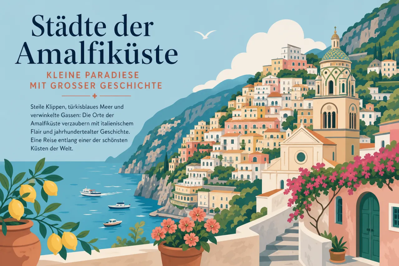 Städte der Amalfiküste – kleine Paradiese mit großer Geschichte