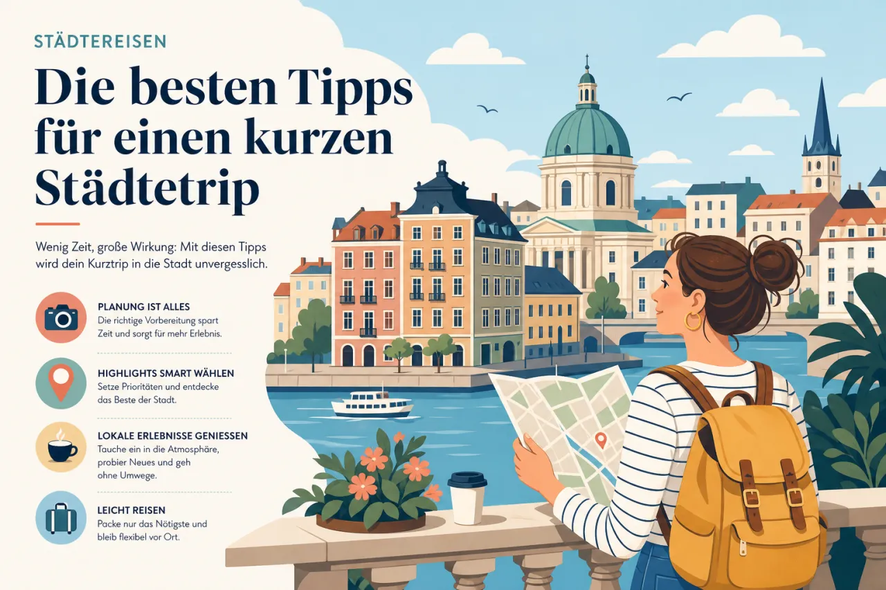 Städtereisen: Die besten Tipps für einen kurzen Städtetrip