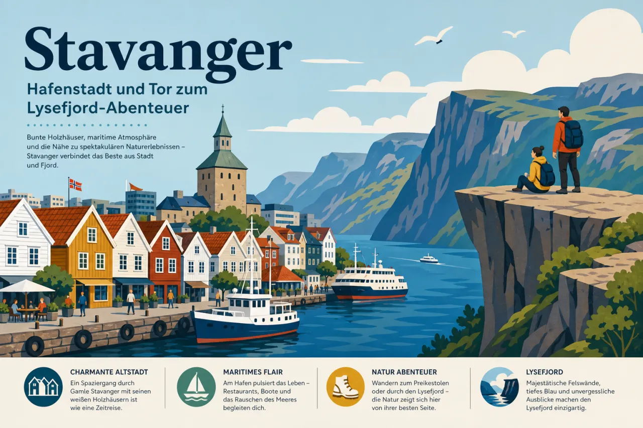 Stavanger: Hafenstadt und Tor zum Lysefjord-Abenteuer