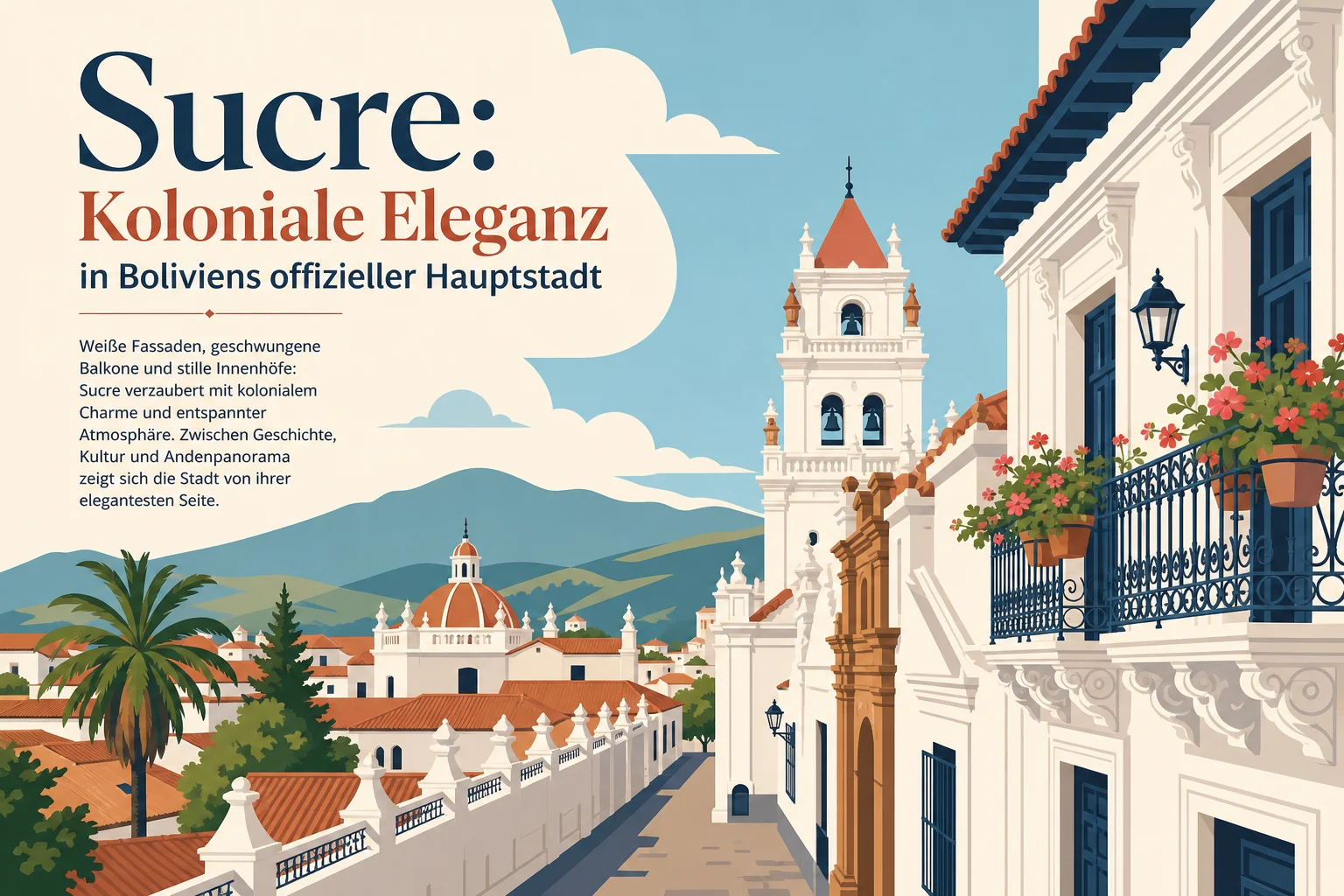 Sucre: Koloniale Eleganz in Boliviens offizieller Hauptstadt