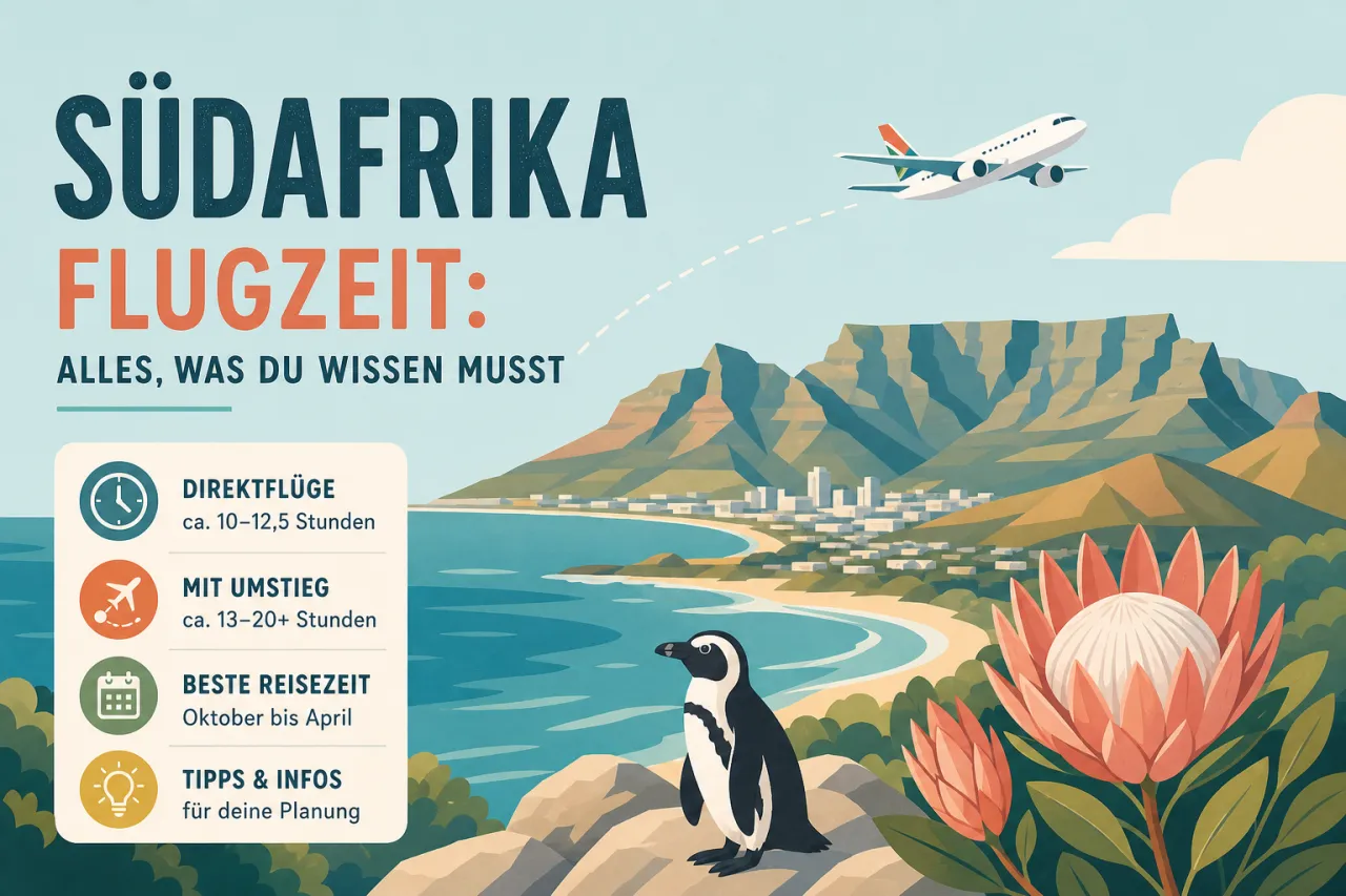 Südafrika Flugzeit: Alles, was Sie wissen müssen