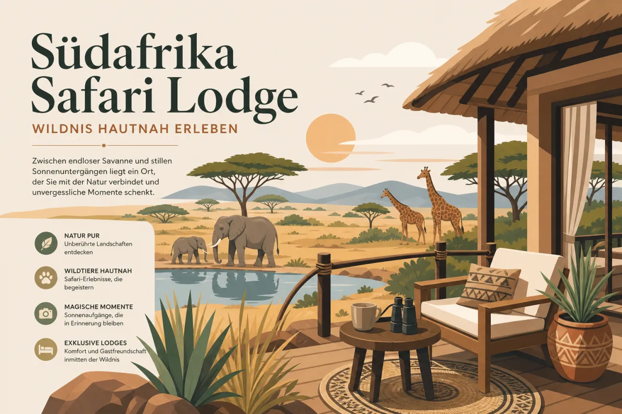 Südafrika Safari Lodge: Wildnis hautnah erleben