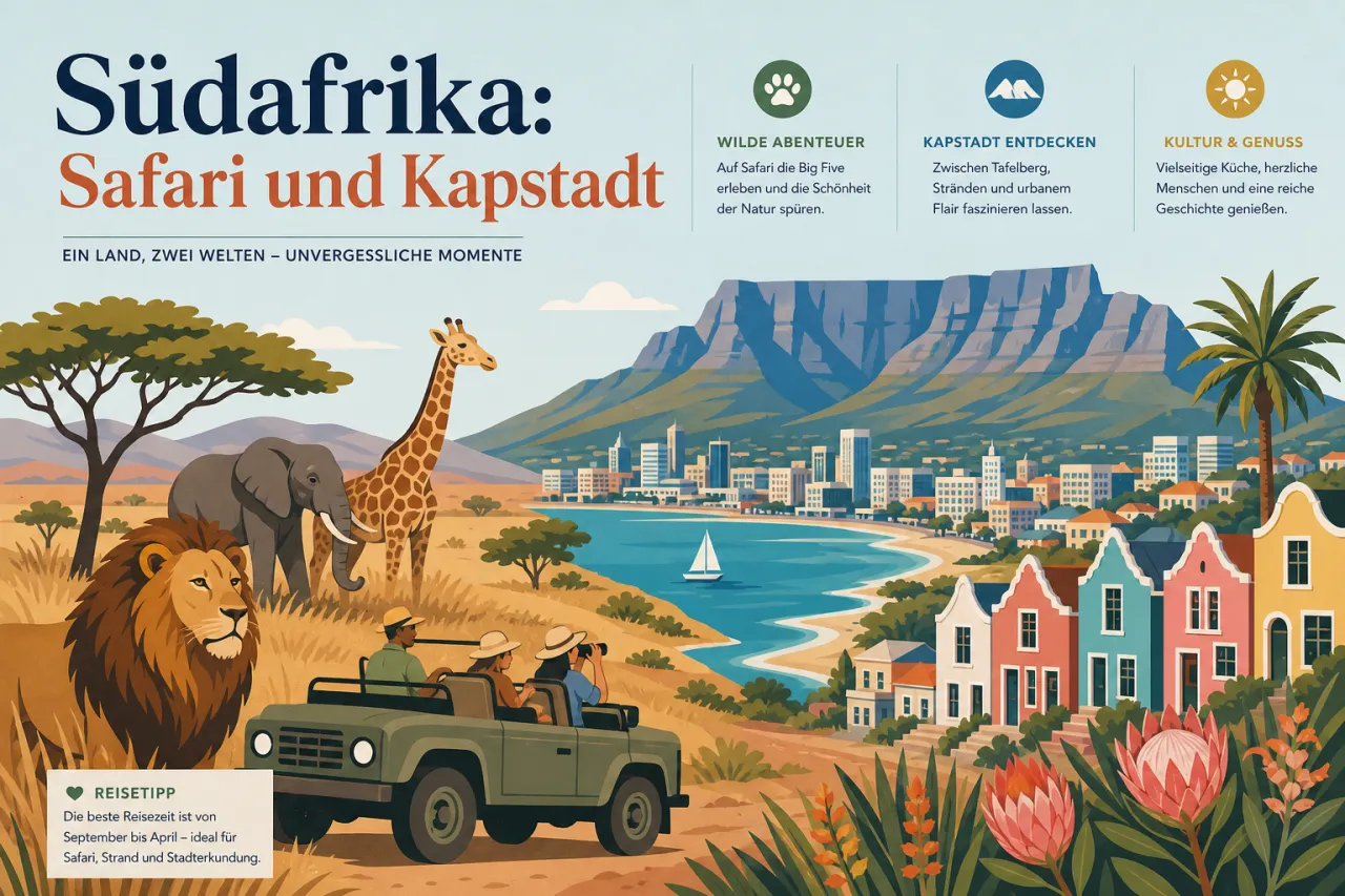 Südafrika: Safari und Kapstadt