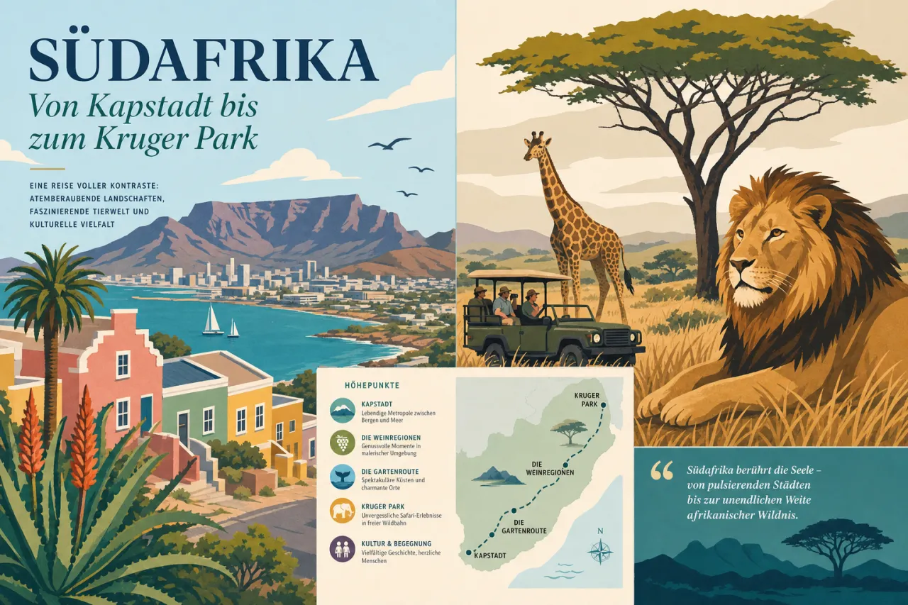 Südafrika: Von Kapstadt bis zum Kruger Park