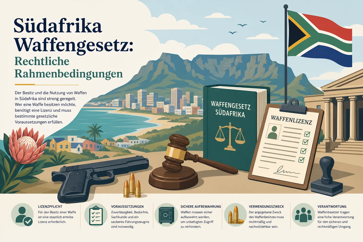 Südafrika Waffengesetz: Rechtliche Rahmenbedingungen