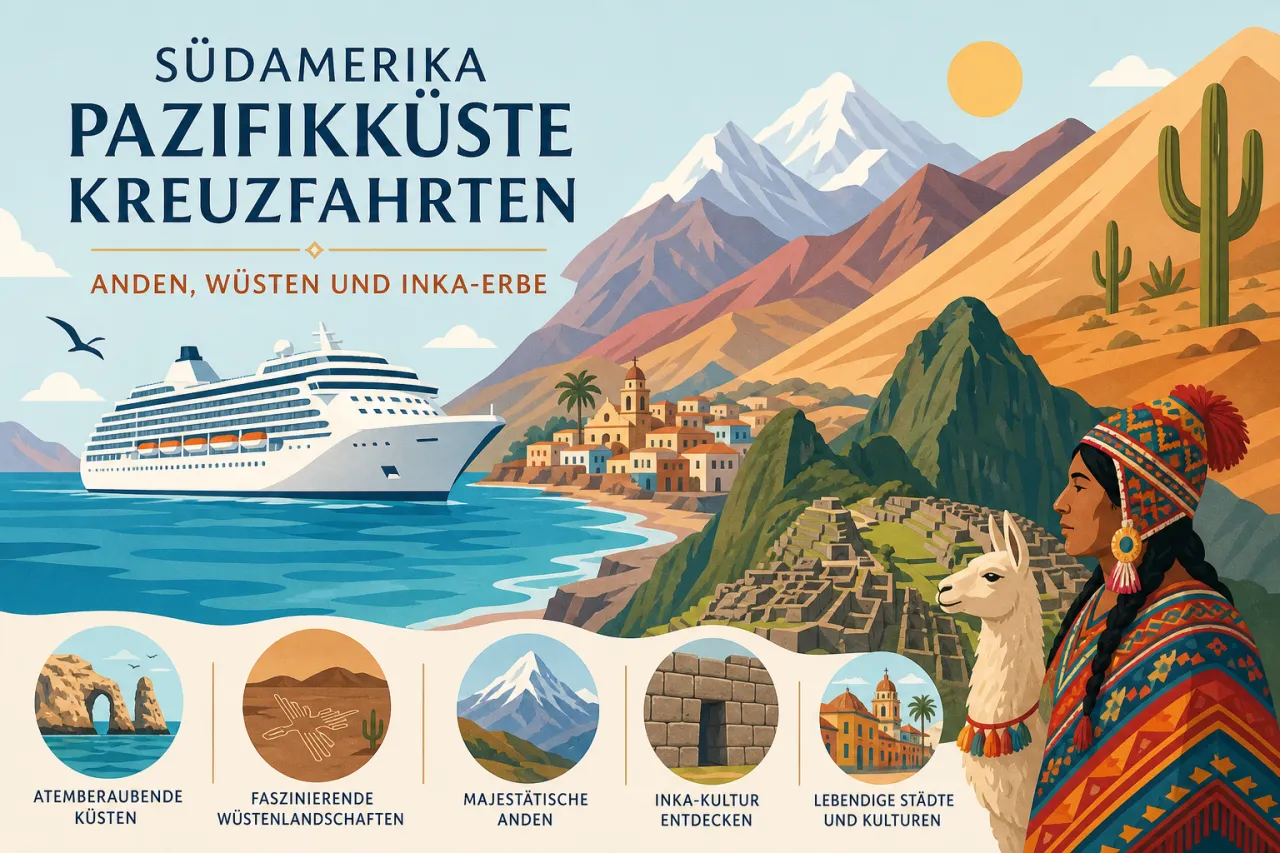 Südamerika Pazifikküste Kreuzfahrten: Anden, Wüsten und Inka-Erbe