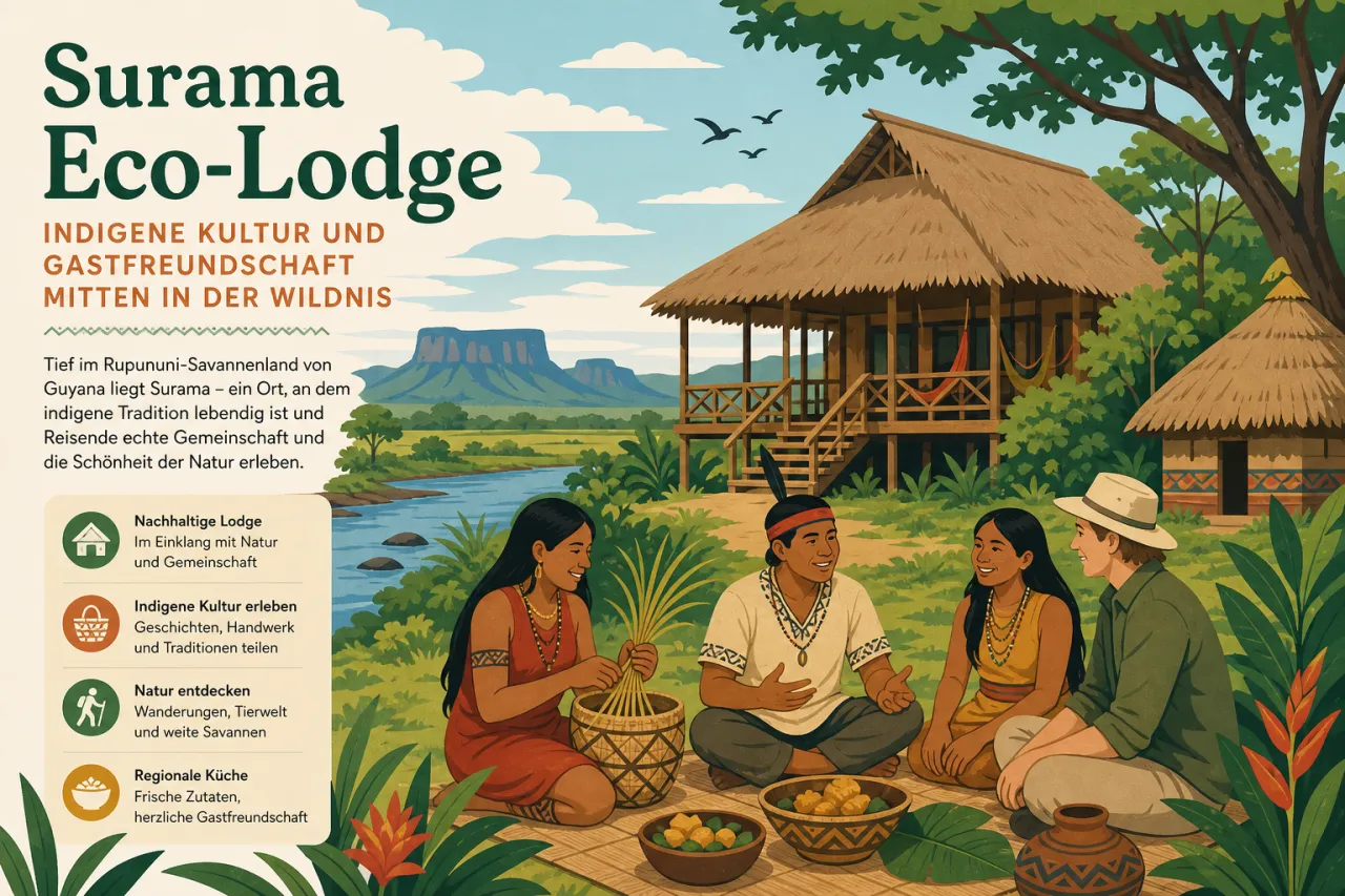 Surama Eco-Lodge: Indigene Kultur und Gastfreundschaft mitten in der Wildnis
