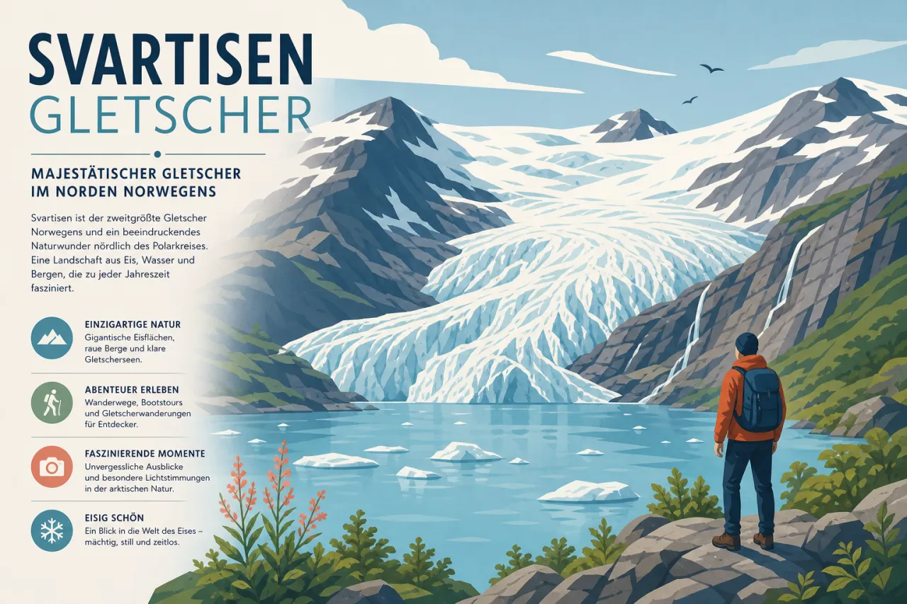 Svartisen Gletscher: Fakten, Anreise, Touren und beste Reisezeit in Nordnorwegen