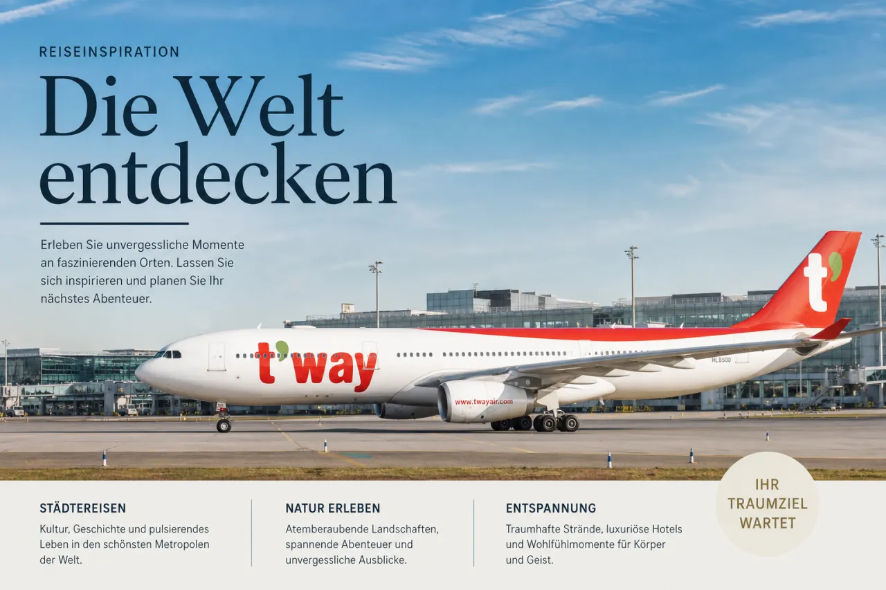 T'way Air senkt Preise auf Europaflügen nach Seoul
