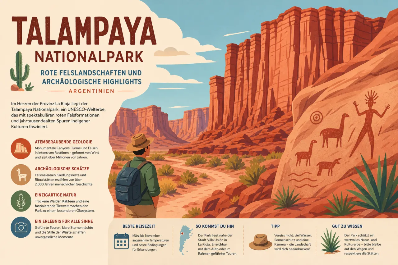 Talampaya Nationalpark: Rote Felslandschaften und archäologische Highlights