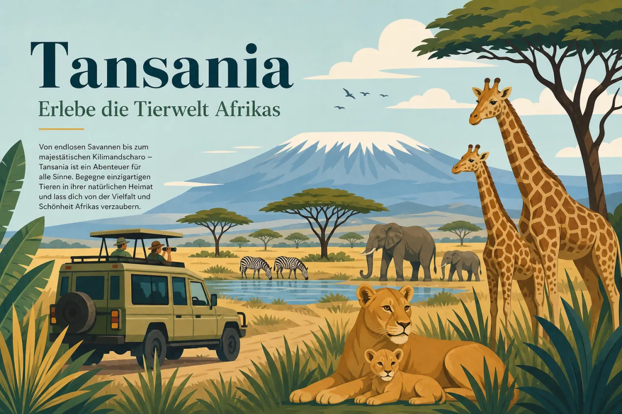 Tansania: Erlebe die Tierwelt Afrikas