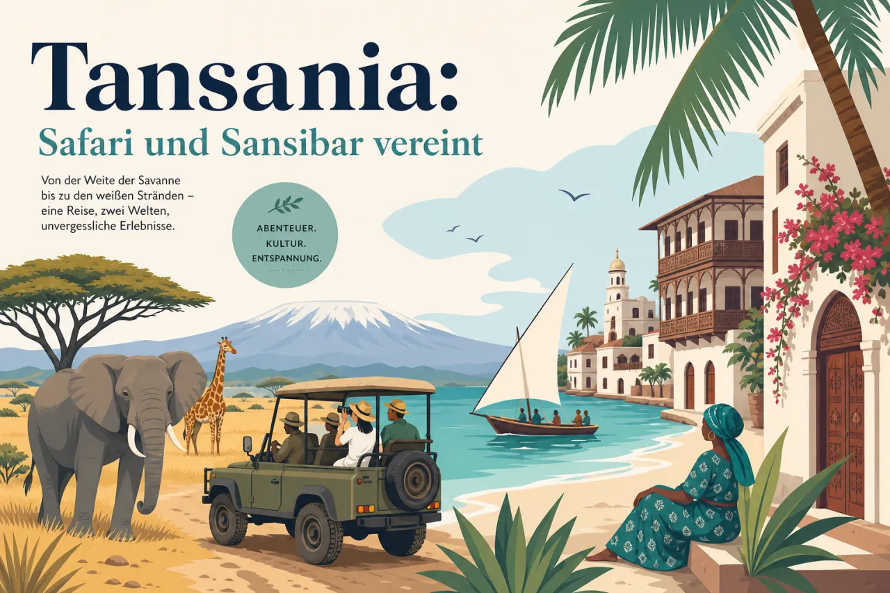 Tansania: Safari und Sansibar vereint