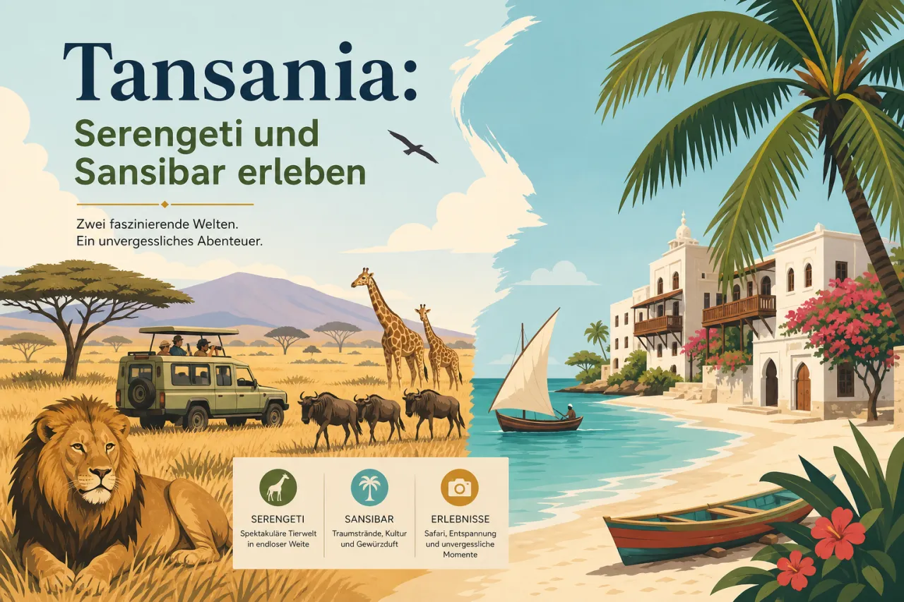 Tansania: Serengeti und Sansibar erleben