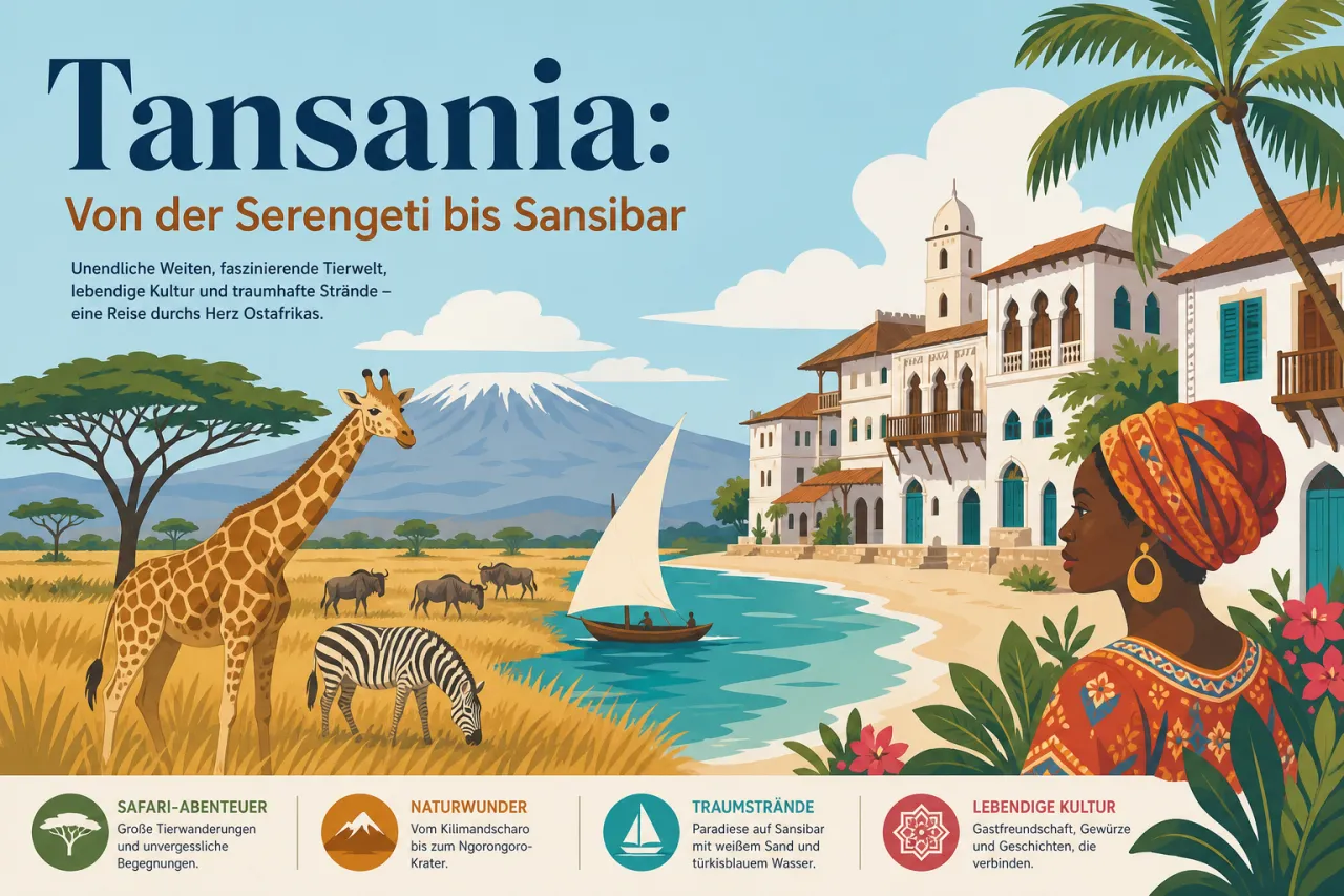 Tansania: Von der Serengeti bis Sansibar