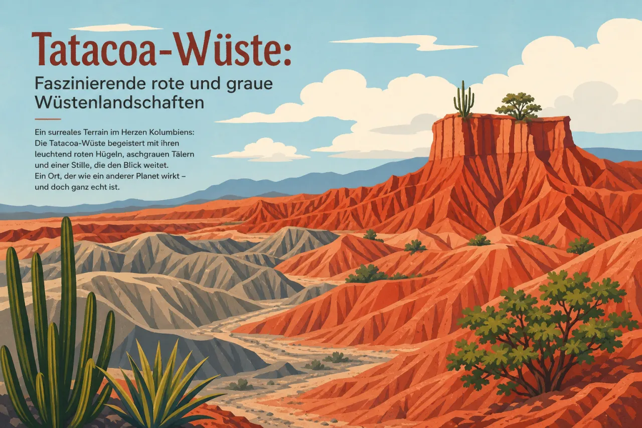 Tatacoa-Wüste: Faszinierende rote und graue Wüstenlandschaften
