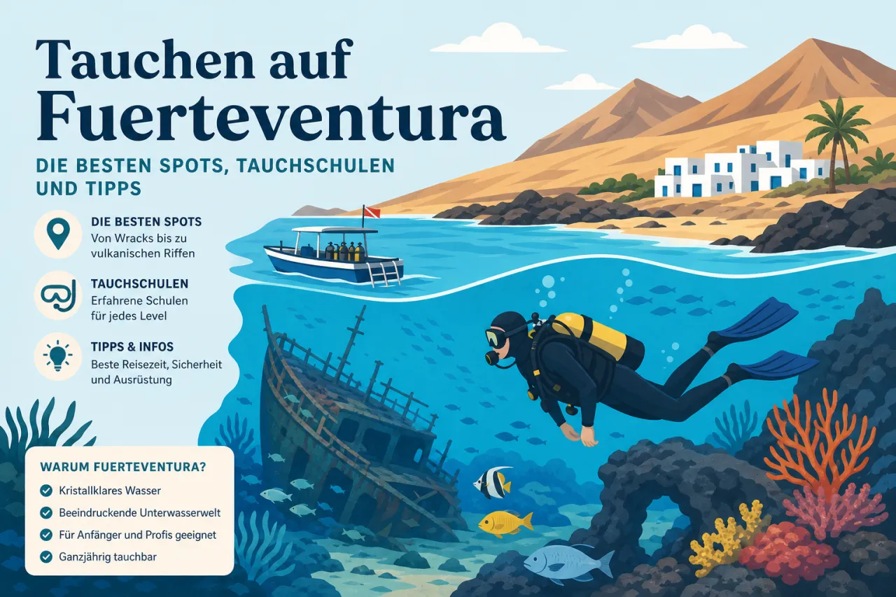 Tauchen auf Fuerteventura: Die besten Spots, Tauchschulen und Tipps