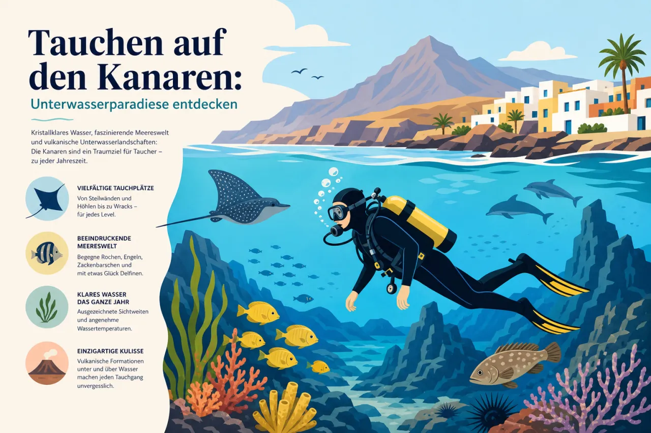 Tauchen auf den Kanaren: Unterwasserparadiese entdecken