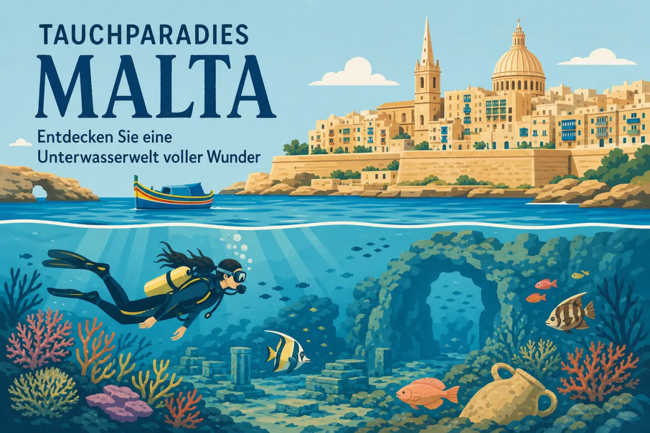 Tauchparadies Malta — Entdecken Sie eine Unterwasserwelt voller Wunder