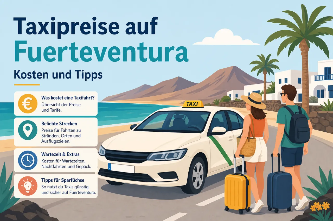 Taxipreise auf Fuerteventura: Kosten und Tipps