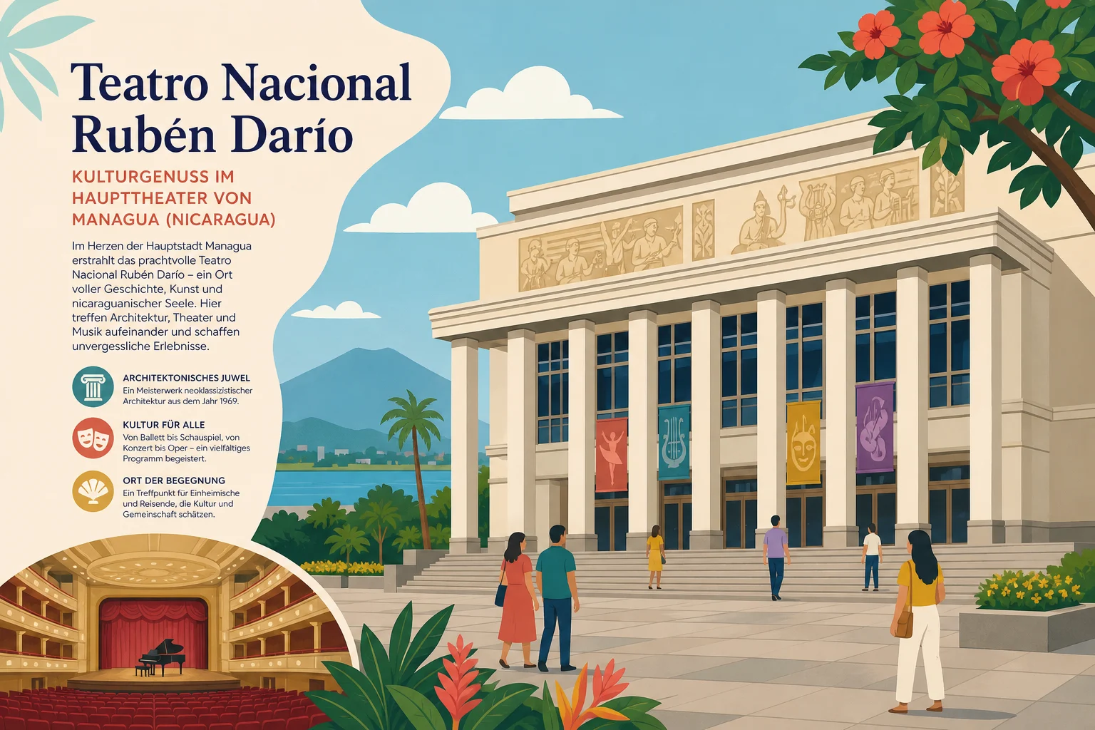 Teatro Nacional Rubén Darío in Managua: Kulturgenuss im Haupttheater von Nicaragua