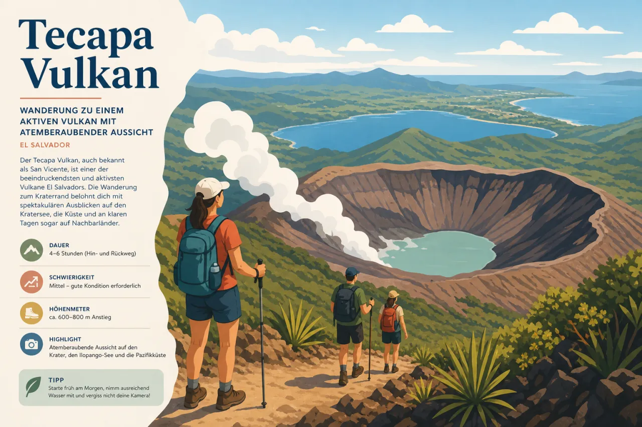 Tecapa Vulkan: Wanderung zum aktiven Vulkan mit Aussicht über Ost-El Salvador