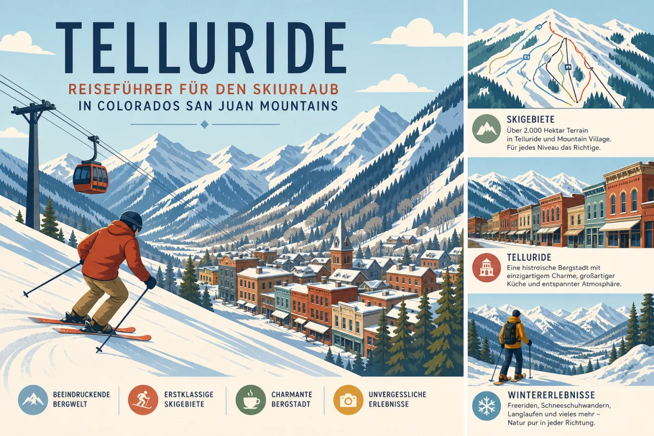 Telluride: Reiseführer für den Skiurlaub in Colorados San Juan Mountains