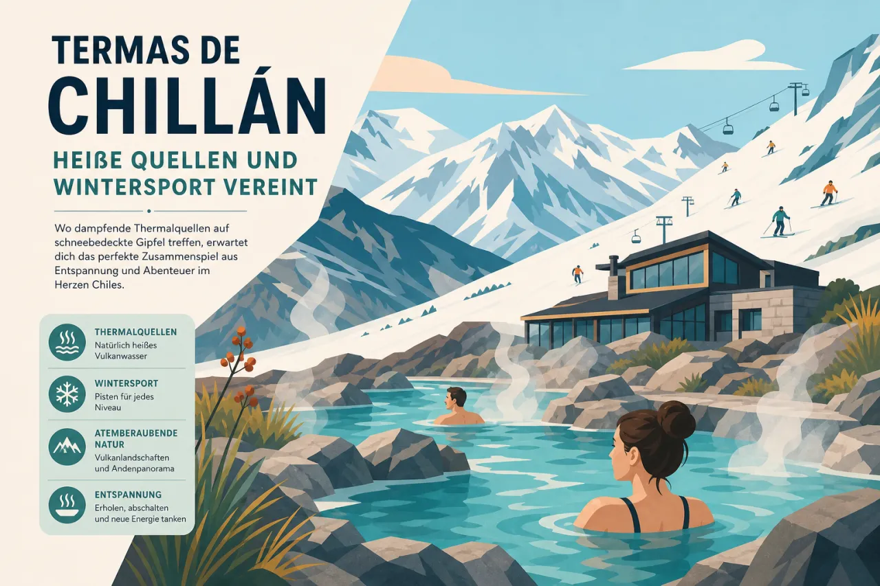 Termas de Chillán: Heiße Quellen und Wintersport vereint