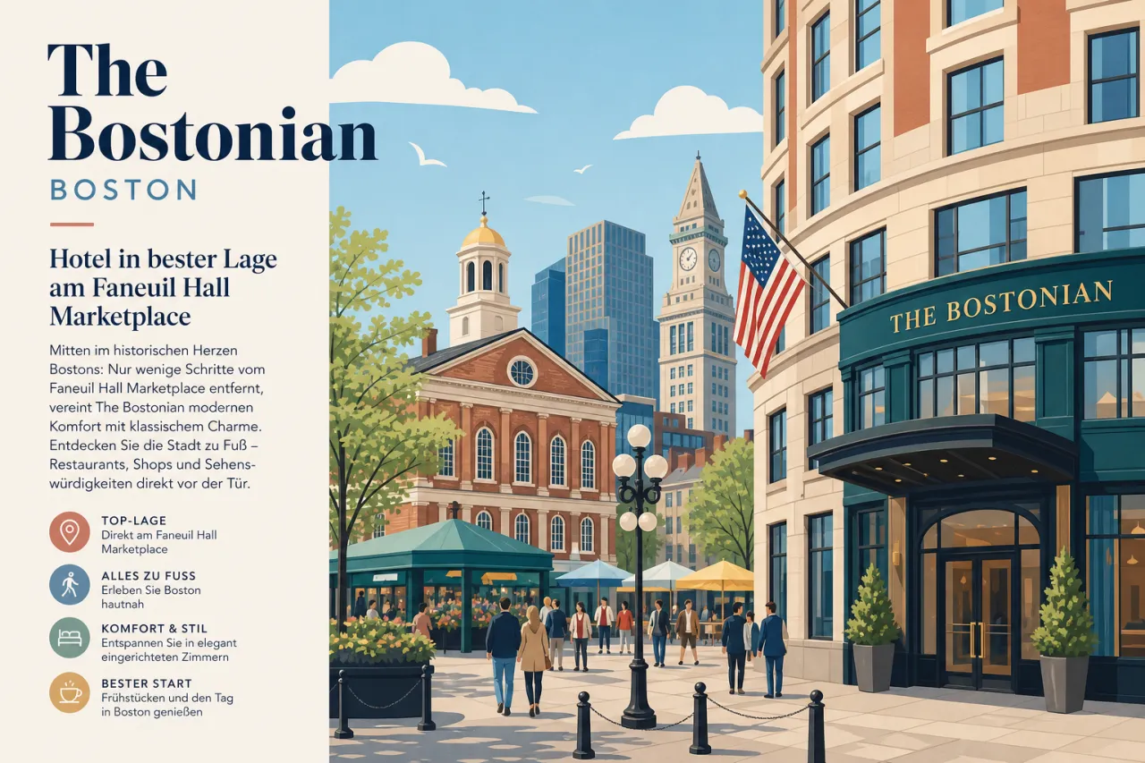 The Bostonian Boston: Hotel in bester Lage am Faneuil Hall Marketplace