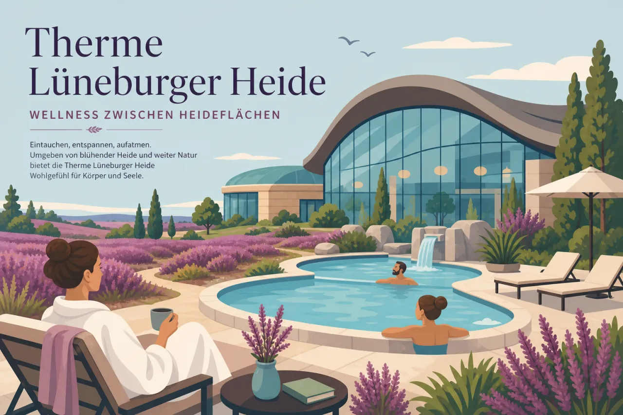 Therme Lüneburger Heide: Wellness zwischen Heideflächen