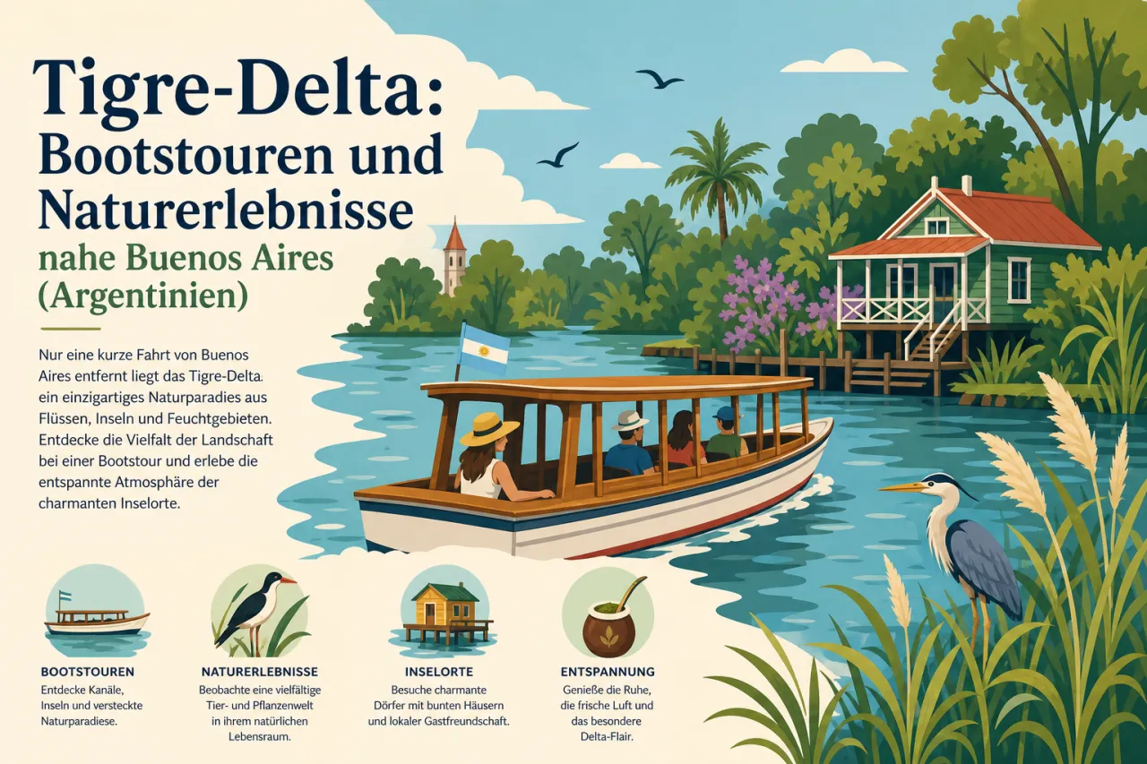 Tigre-Delta: Bootstouren und Naturerlebnisse nahe Buenos Aires