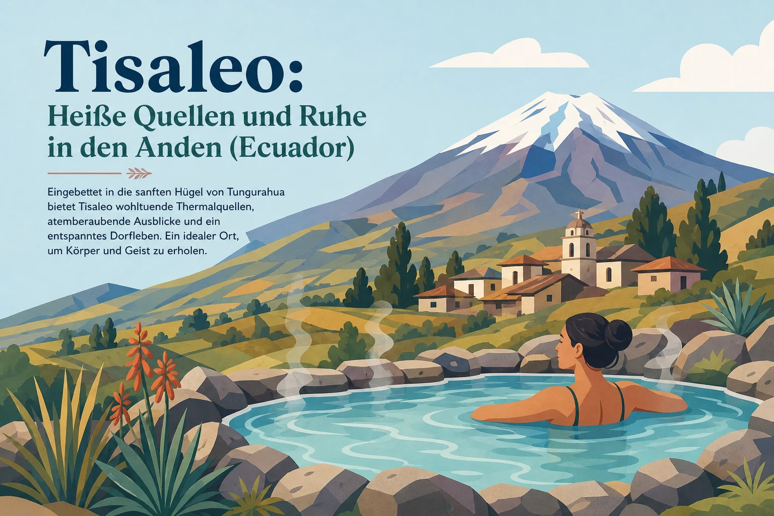 Tisaleo: Heiße Quellen und Ruhe in den Anden
