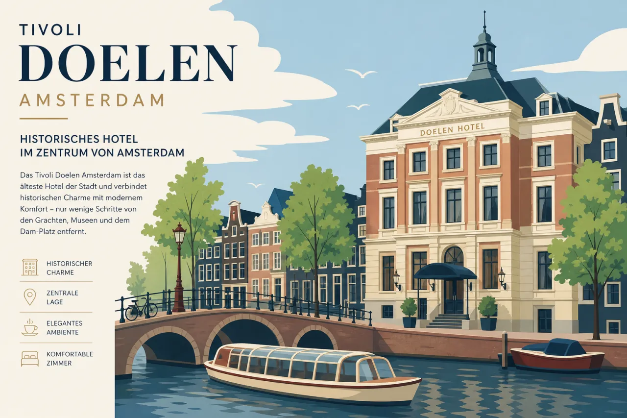 Tivoli Doelen Amsterdam Hotel: Historisches Hotel im Zentrum von Amsterdam