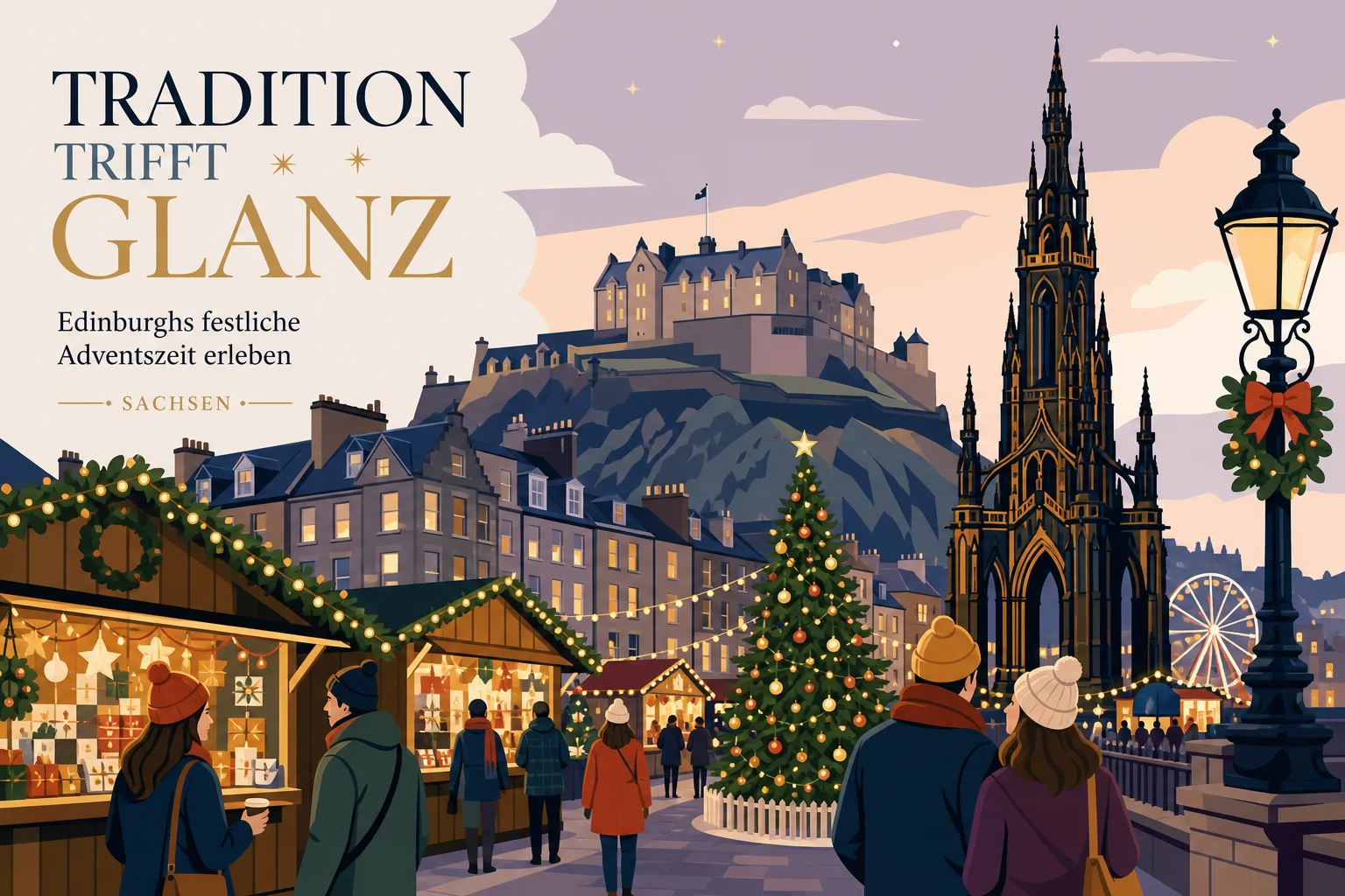 Tradition trifft Glanz – Edinburghs festliche Adventszeit erleben