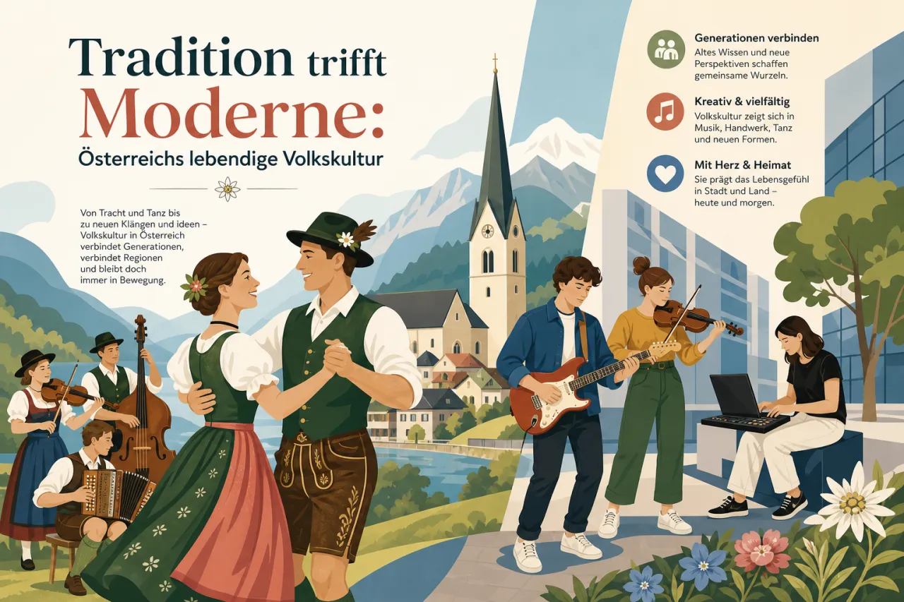 Tradition trifft Moderne: Österreichs lebendige Volkskultur