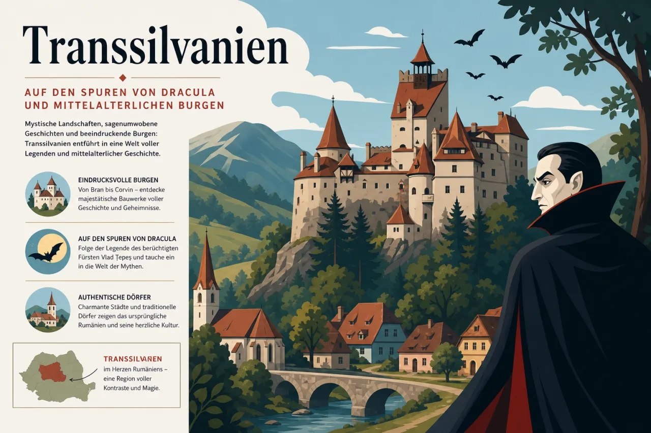 Transsilvanien – Auf den Spuren von Dracula und mittelalterlichen Burgen