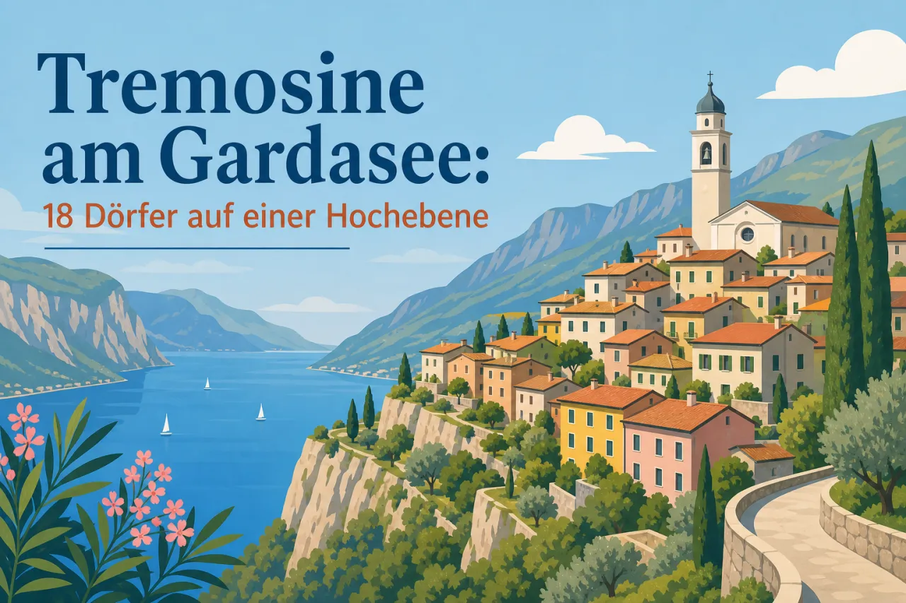 Tremosine am Gardasee: 18 Dörfer auf einer Hochebene